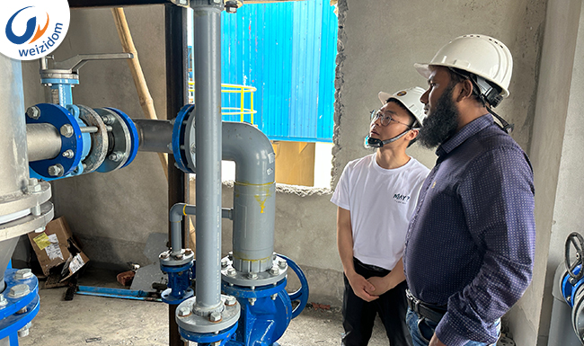 Visited the chemical factory customers in Bangladesh