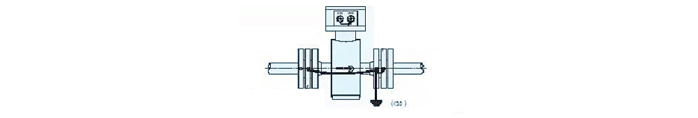 Install grounding diagrams on plastic pipes or pipes with an insulating lining 