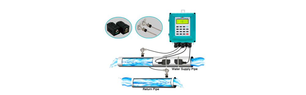 wall-mounted ultrasonic flowmeter