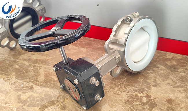 PTFE Lined Butterfly Valve WEIZIDOM
