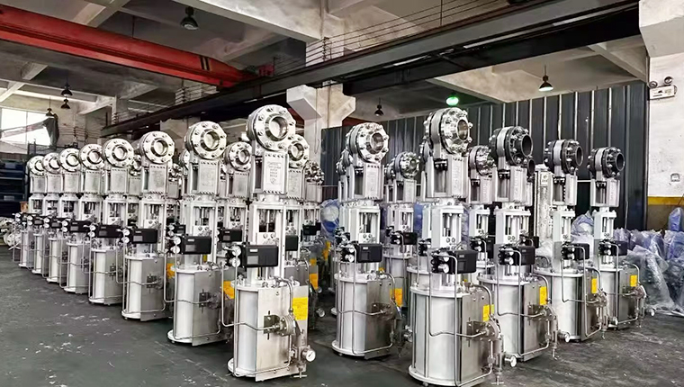 WCB Pneumatic Knife Gate Valve